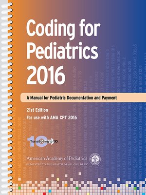 cover image of Coding for Pediatrics 2016